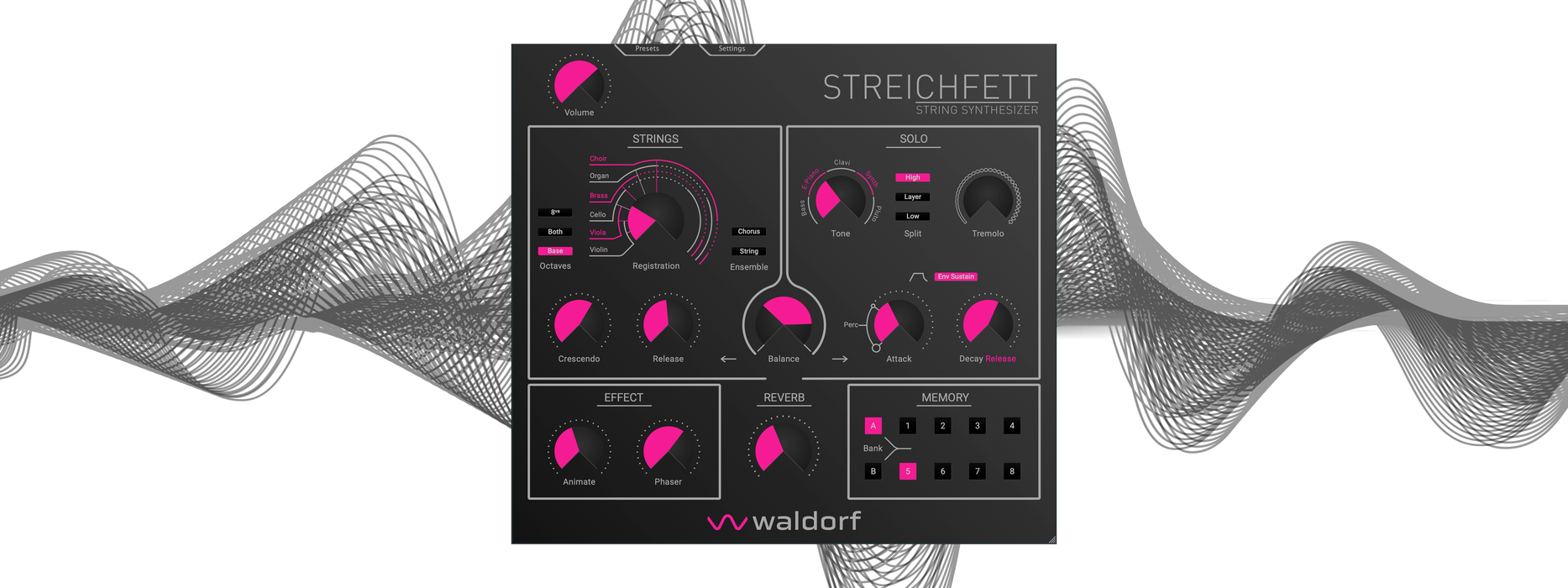 Waldorf Streichfett Plugin