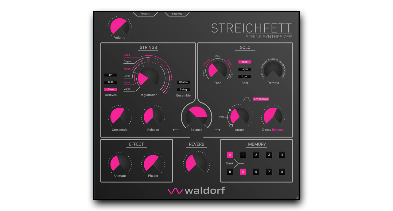 Waldorf Streichfett Plugin