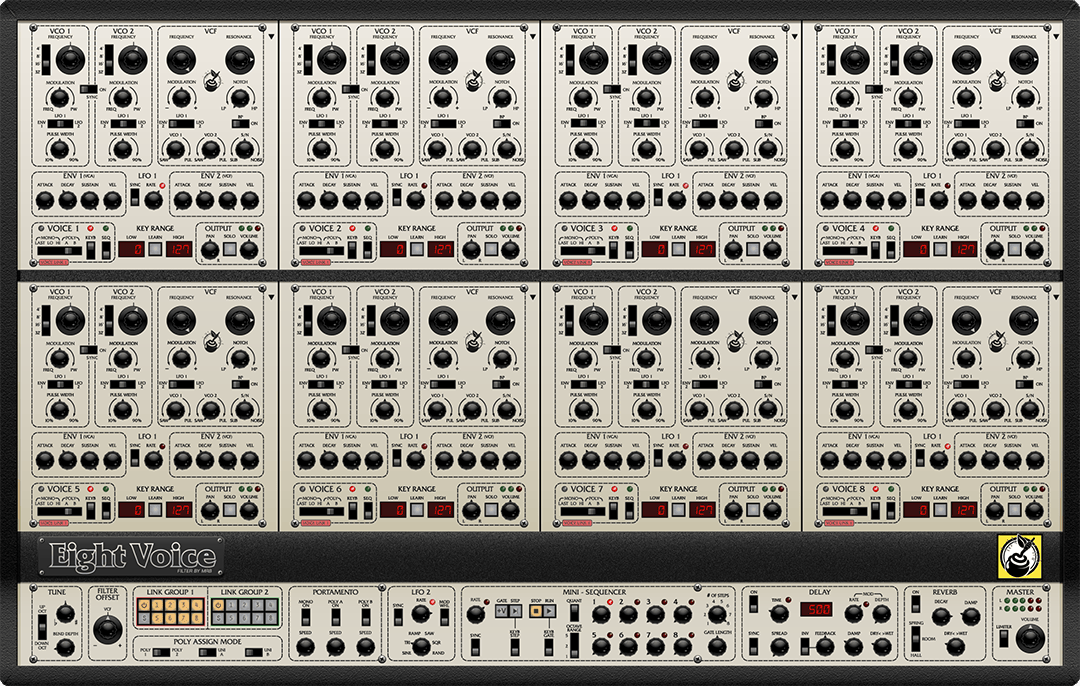 Cherry Audio CA Eight Voice Synthesizer