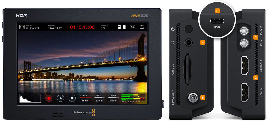 Blackmagic Video Assist 7 12G HDR