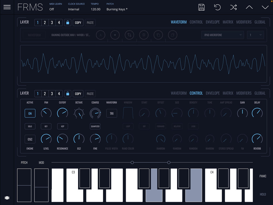 Imaginando FRMS - Granular Synthesizer