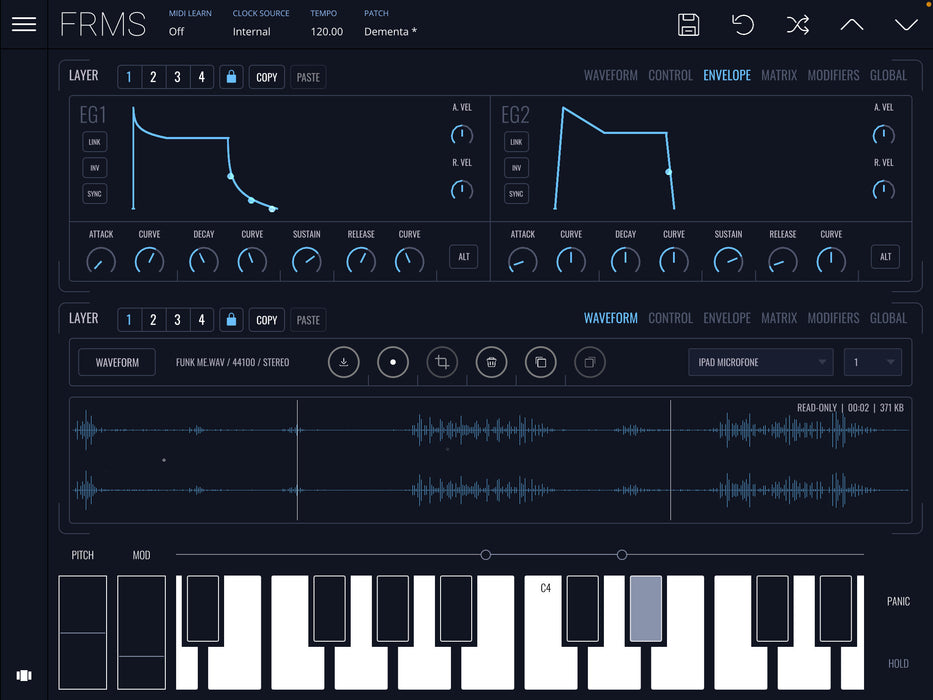 Imaginando FRMS - Granular Synthesizer