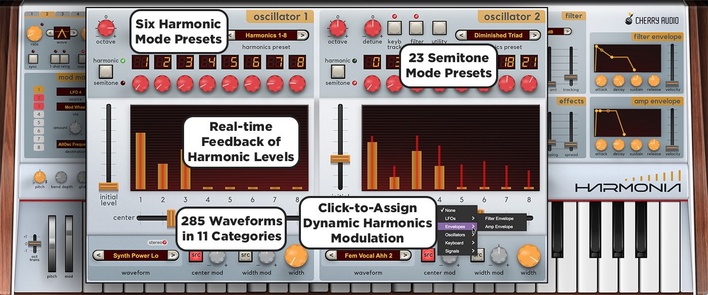 Cherry Audio CA Harmonia Synthesizer