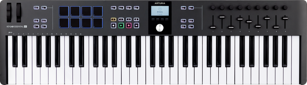 ARTURIA KeyLab Essential mk3 61 Nera — Cherubini Store SRL
