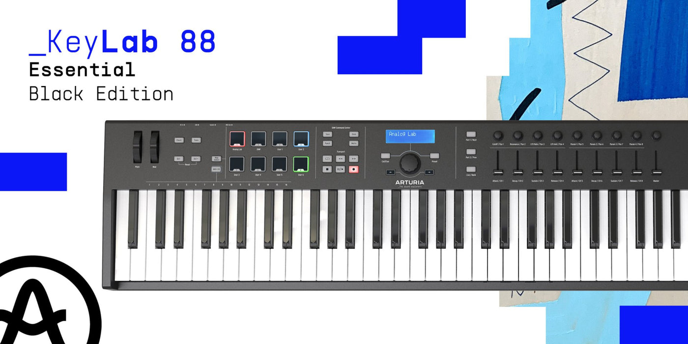 ARTURIA KeyLab Essential 88 Black Edition