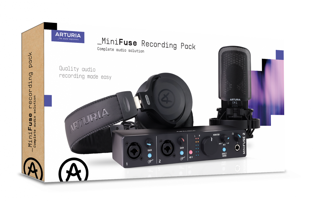 ARTURIA MiniFuse Recording Pack Black