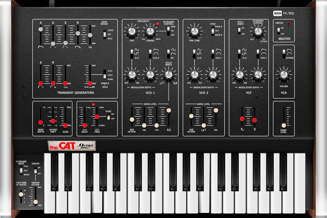 Cherry Audio CA Octave Cat Synthesizer