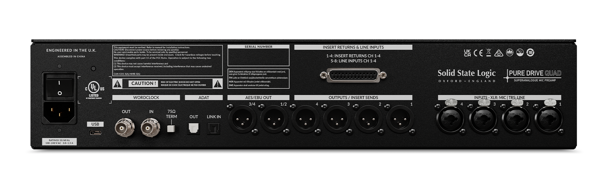 SOLID STATE LOGIC PureDrive Quad