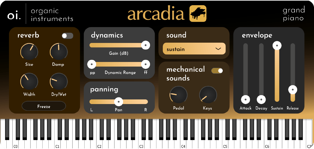 Organic Instruments Arcadia: Grand Piano