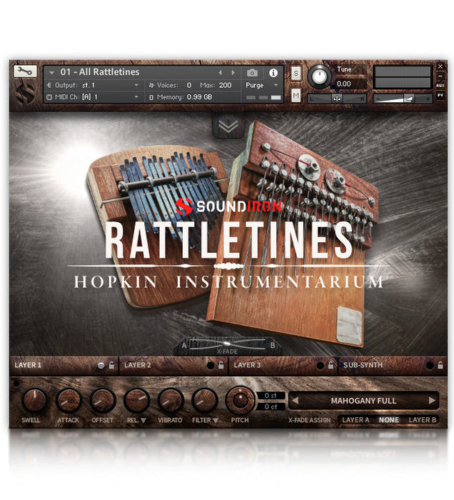 Soundiron Hopkin Instrumentarium: Rattletines