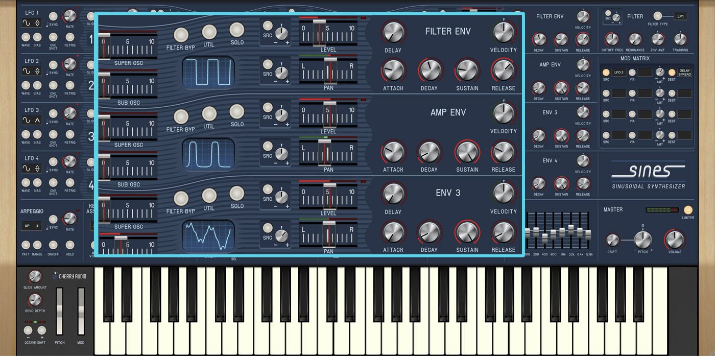 Cherry Audio CA Sines Synthesizer