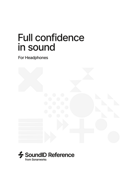 SONARWORKS SoundID Reference Headphone - Codice