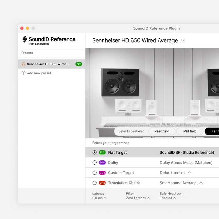 SONARWORKS SoundID Reference Virtual Monitoring Add-On