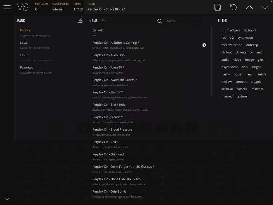 Imaginando VS – Visual Synthesizer